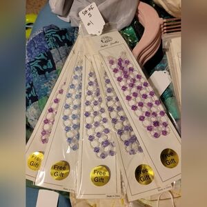 Reseller Free Gifts: Fashion Jewelry Necklaces In Pink, Blue, White, Purple (5)